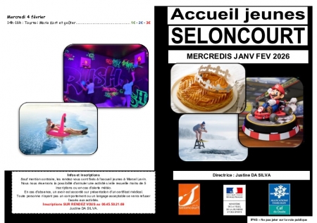 programme Ados Mercredi Janv Fev 26